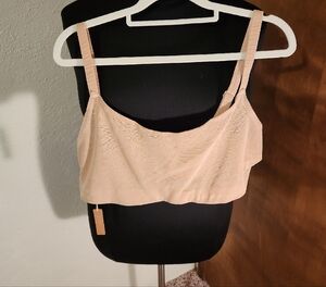 NWT SKIMS Fits Everbody Scoop Bralette Women's Size 3X In Clay
